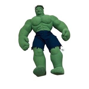 Marvel Incredible Hulk Plush Stuffed Figure Green Large 2003 Licensed